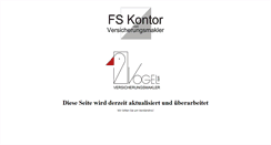 Desktop Screenshot of fs-kontor.de